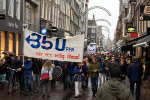 350 day of action in Amsterdam